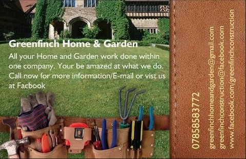 Greenfinch Home and Garden, maintenance-, maintenance 